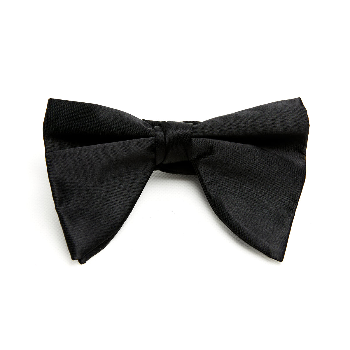 Lupo Bianco Classic Black Silk Bow Tie