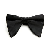 Lupo Bianco Classic Black Silk Bow Tie