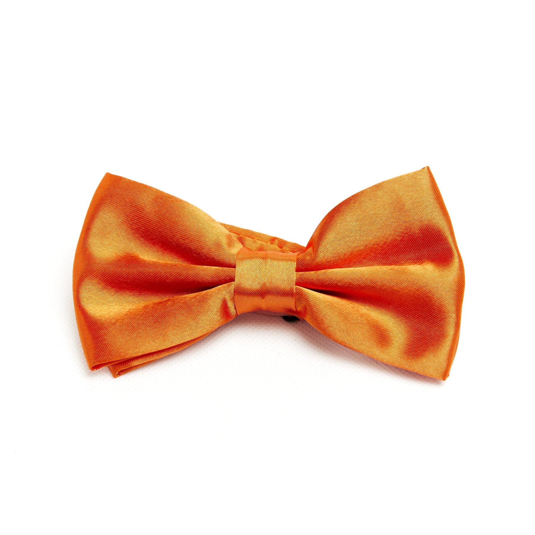 Lupo Bianco Burnt Orange Satin Bow Tie