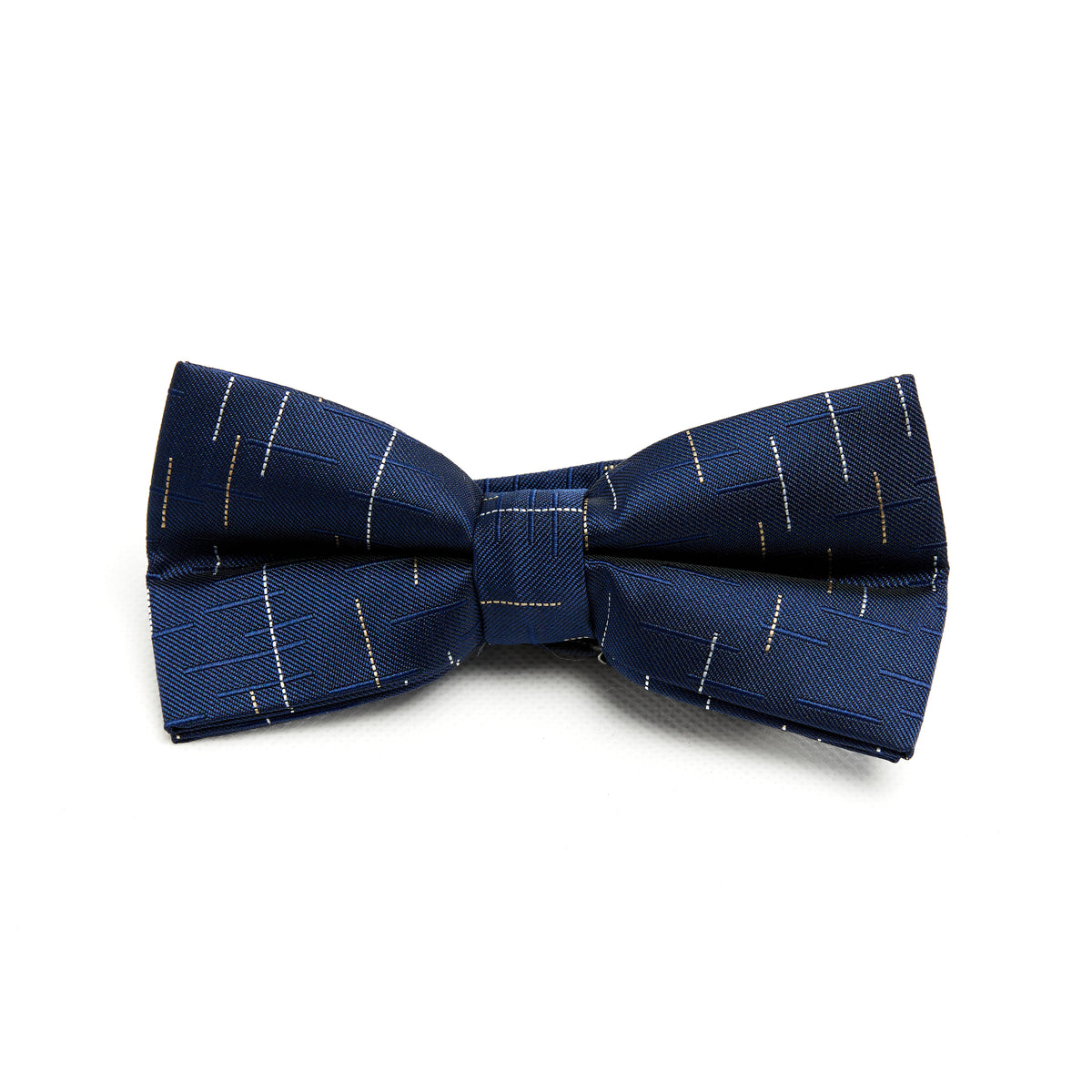 Lupo Bianco Navy Dash Bow Tie
