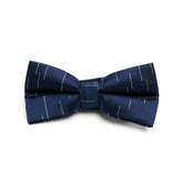 Lupo Bianco Navy Dash Bow Tie