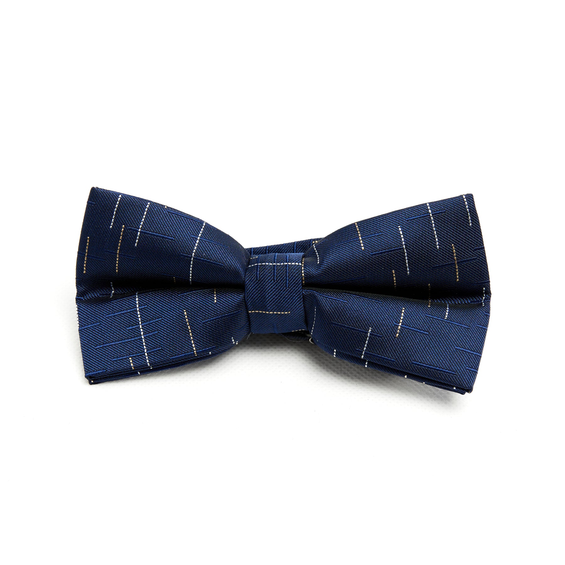 Lupo Bianco Navy Dash Bow Tie