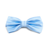 Lupo Bianco Powder Blue Textured Bow Tie