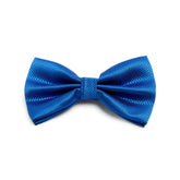Lupo Bianco Royal Blue Textured Bow Tie