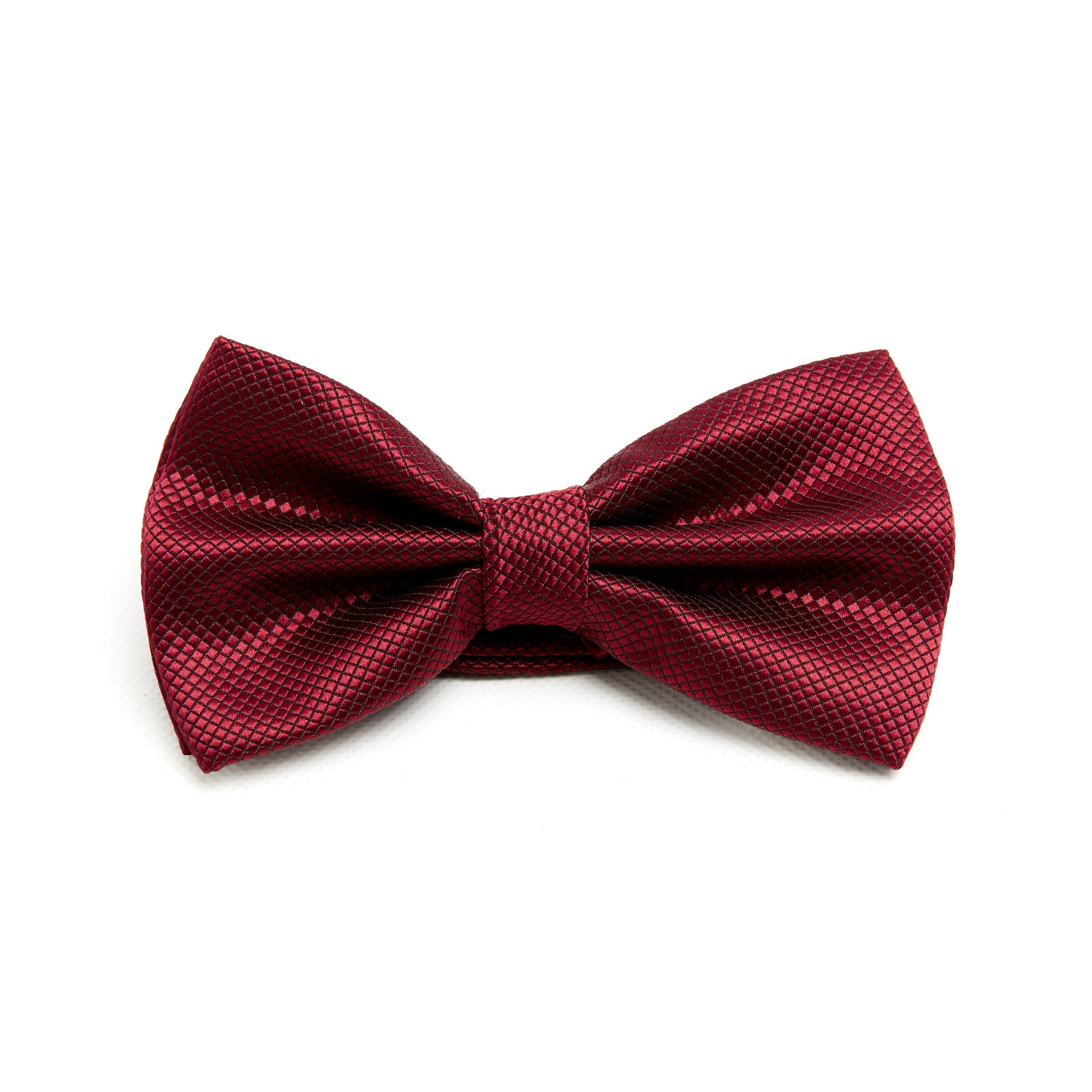 Lupo Bianco Burgundy Bow Tie