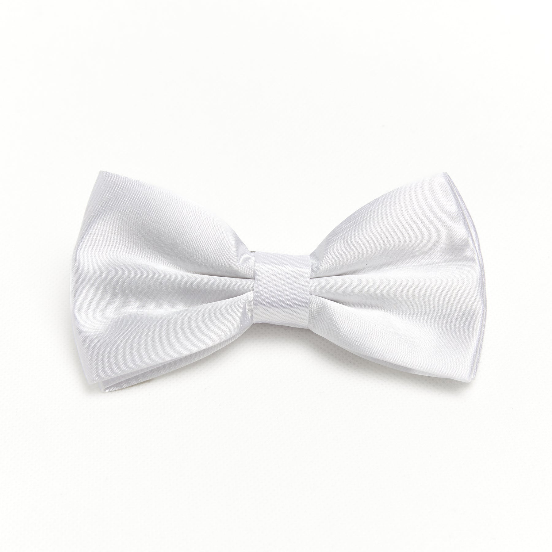 Lupo Bianco White Bow Tie