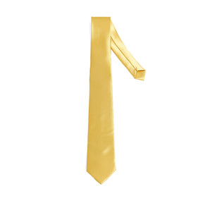 Lupo Bianco Aureo Silk Tie – Golden Yellow