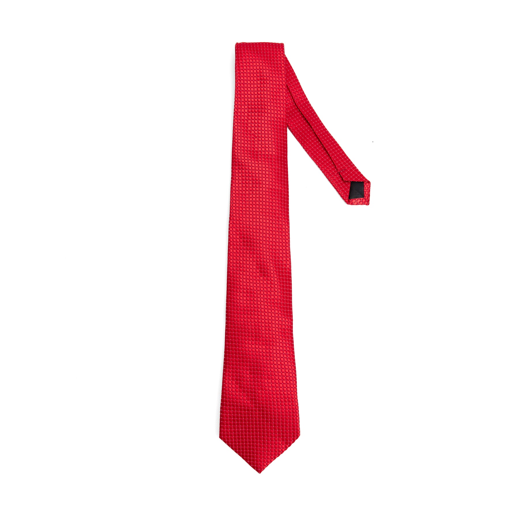 Lupo Bianco Crimson Textured Weave Tie