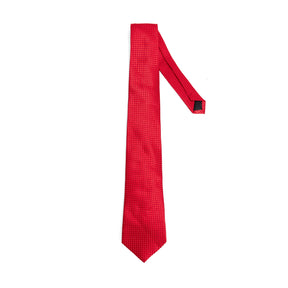 Lupo Bianco Crimson Textured Weave Tie