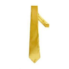 Lupo Bianco Aureo Silk Tie – Golden Yellow