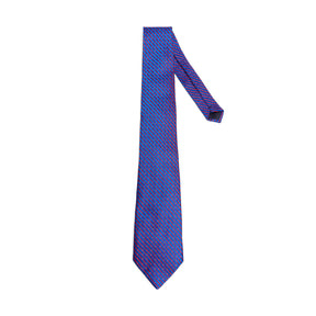 Lupo Bianco Royal Blue & Red Stripe Silk Tie