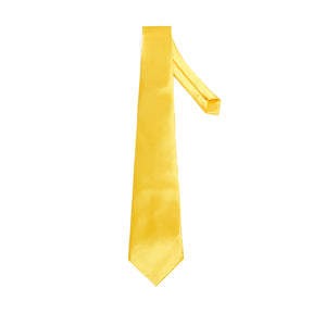 Lupo Bianco Aureo Silk Tie – Golden Yellow