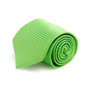 Lupo Bianco Verde Tessuto Tie