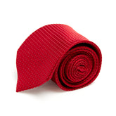 Lupo Bianco Crimson Textured Weave Tie