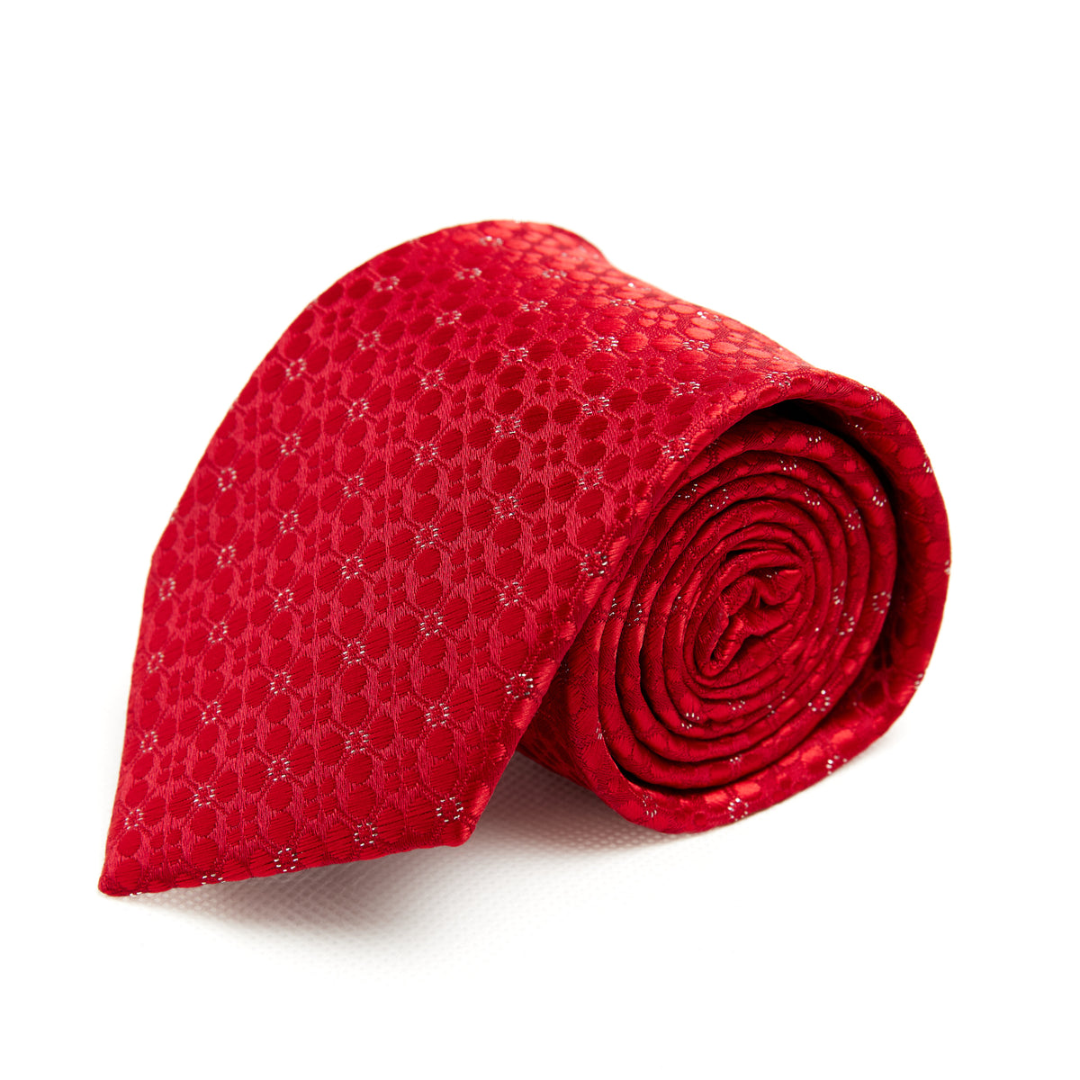Lupo Bianco Ruby Micro-Pattern Tie