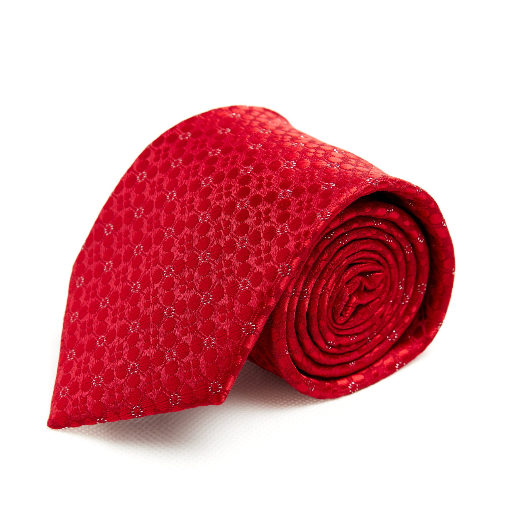 Lupo Bianco Ruby Micro-Pattern Tie