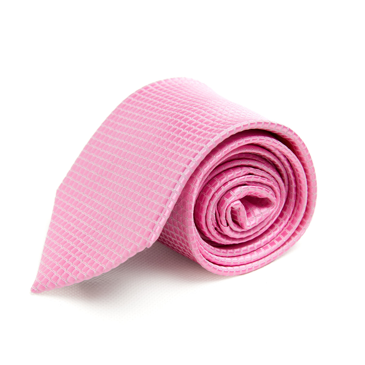 Lupo Bianco Rosa Texture Tie