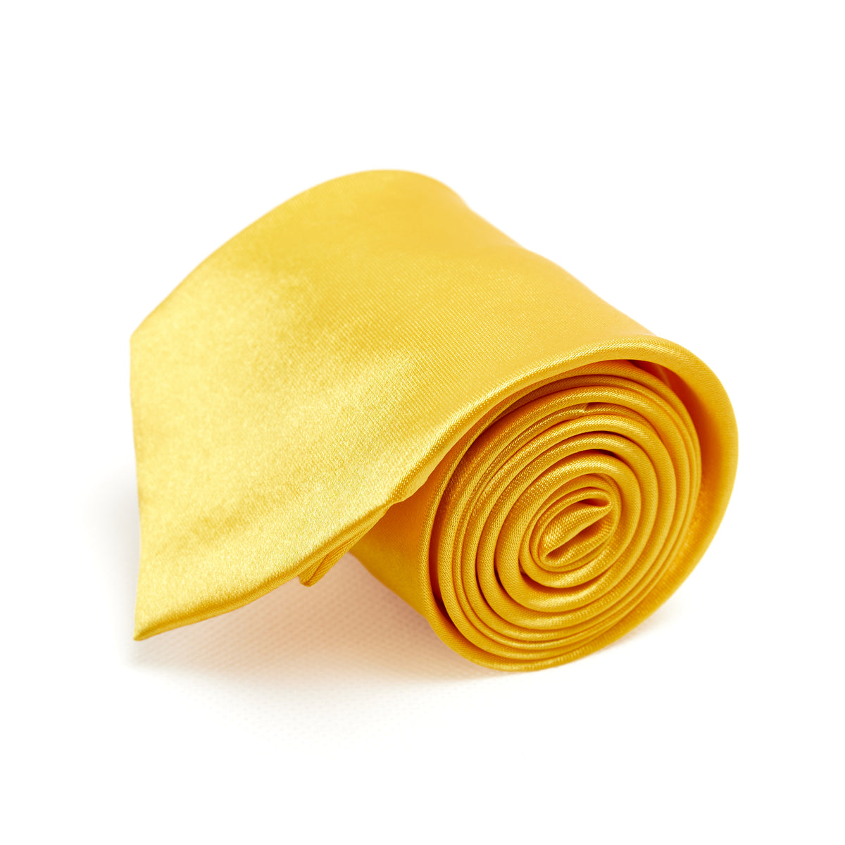 Lupo Bianco Aureo Silk Tie – Golden Yellow