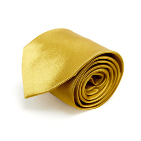 Lupo Bianco Aureo Silk Tie – Golden Yellow