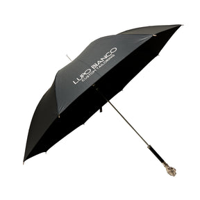 Lupo Bianco Silver Handle Signature Umbrella